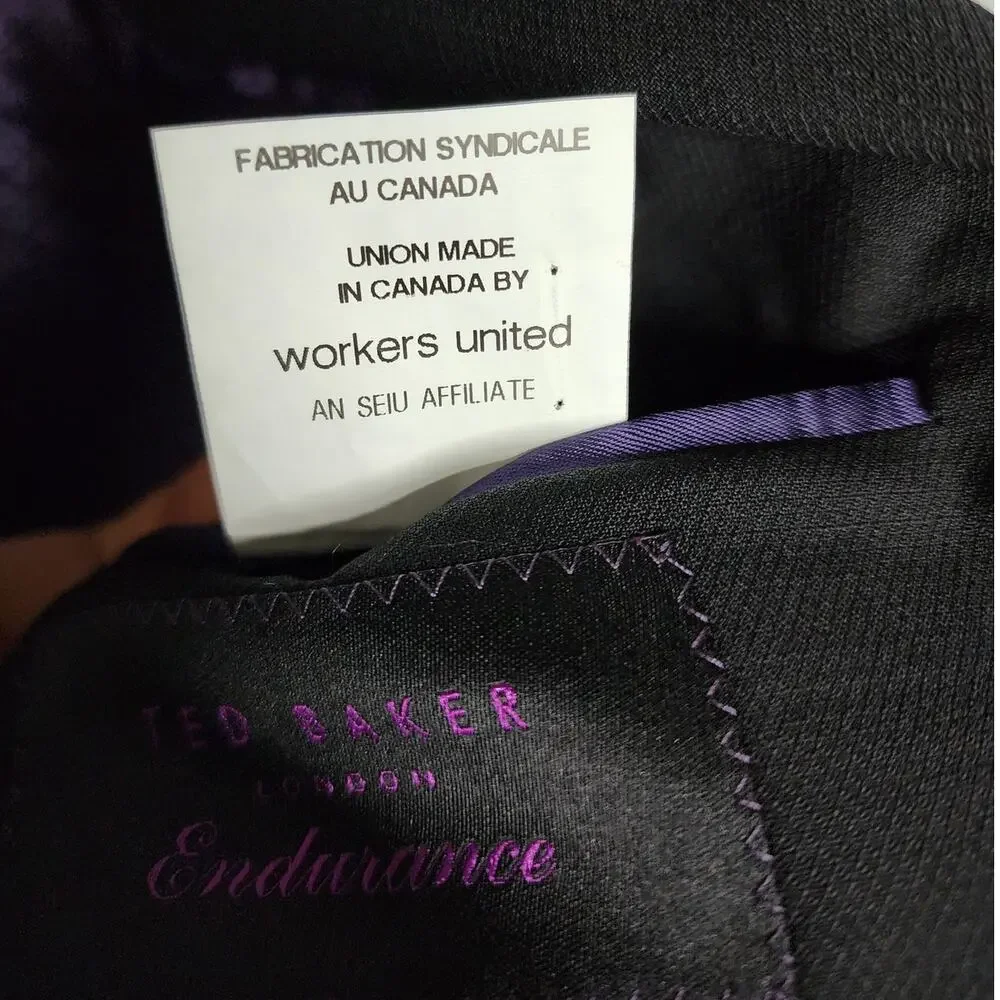 Ted Baker London Jarrow Wool Sport Coat Endurance Blazer Suit Jacket in Black